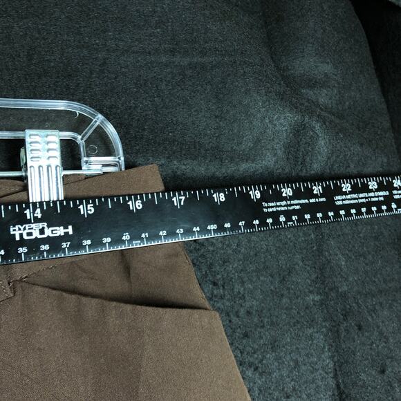 Express Womens Pants Brown Editor Wide Leg Mid Rise Career Stretch 8 Regular - Picture 7 of 12